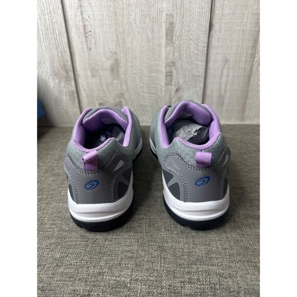 Nautilus Womens Size 11 D Steel Toe Athletic Work Shoes Gray & Purple - Picture 3 of 9